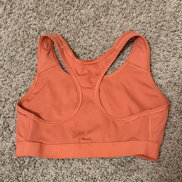Nike Women's Bright Orange Sports Bra - Picture 3 of 3